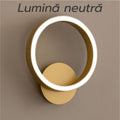 Aplica led perete THEMIS aurie 18W/1100LM 200mm