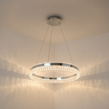 LUSTRA LED PAVO ALB 80W/5600LM 2700K-6500K 500X1200MM CU TELECOMANDA