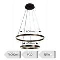 LUSTRA LED AJUSTABILA 165W/7800LM/3000K/4000K/6500K + IR 400mm x 600mm