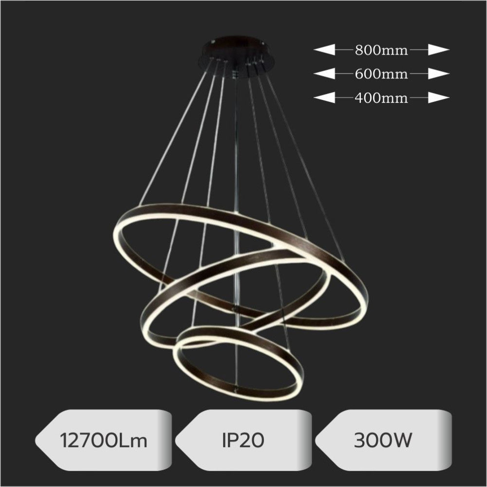 LUSTRA LED AJUSTABILA 300W/12700LM/3000K/4000K/6500K + IR 400mm x 600mm x 800mm