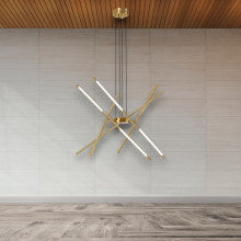 LUSTRA LED SUSPENDATA 70W SPACE, 3000-4000-6500K, 4500LM, O 80 X 70 CM