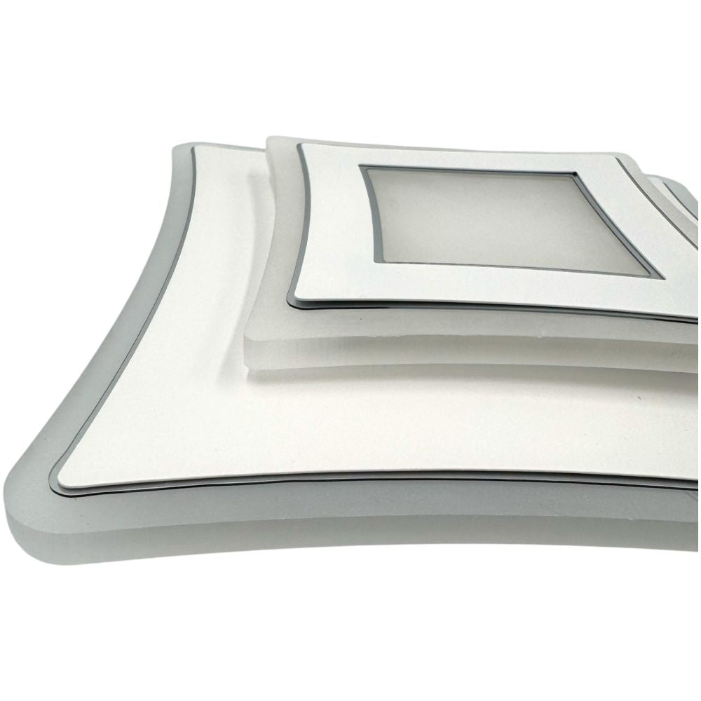 PLAFONIERA LED SINOPE 76W/5450LM 3000K/4000K/6500K 400X400X50MM