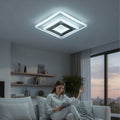 PLAFONIERA LED SINOPE 56W/4600LM 3000K/4000K/6500K 300X300X50MM