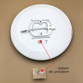 Plafoniera led ECO IP40 Rotunda Alba Fi250, 16W, 6400K, lumina rece