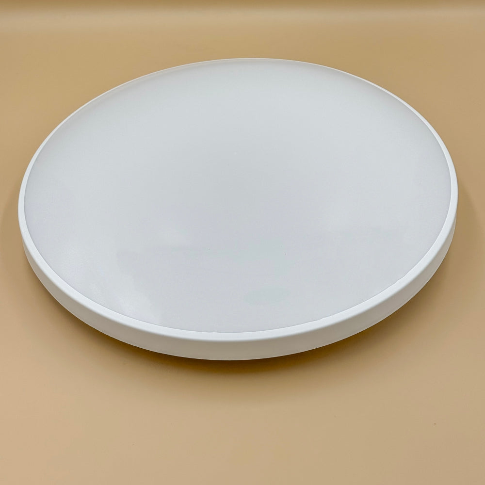 Plafoniera led ECO IP40 Rotunda Alba Fi300, 23W, 6500K, lumina rece