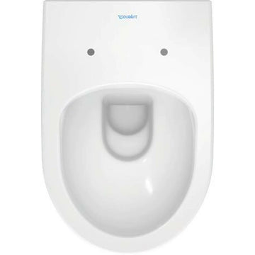 Set vas WC suspendat rimless Duravit NO.1, 54X36.5 cm, capac WC slim soft-close