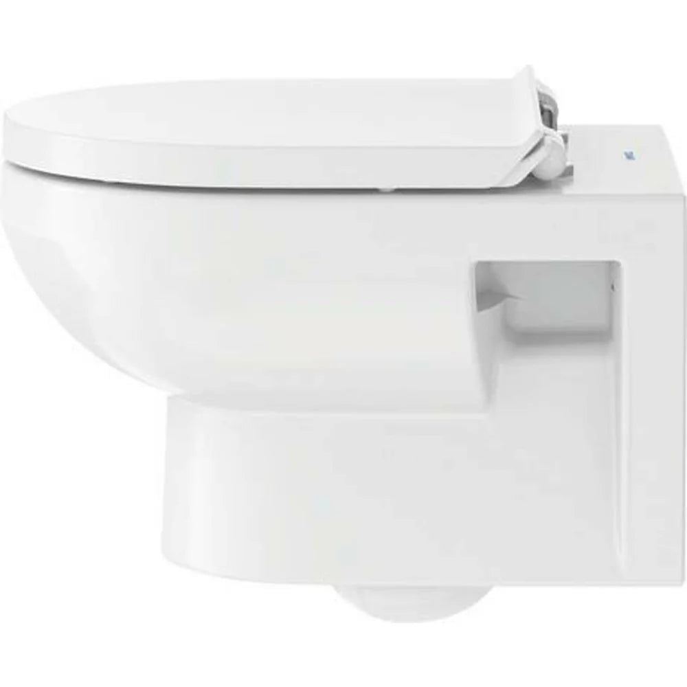 Set vas WC suspendat rimless Duravit NO.1, 54X36.5 cm, capac WC slim soft-close