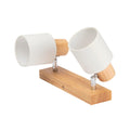 Spot bară Nordik alb+natur, 2xE14, 40W, Erste