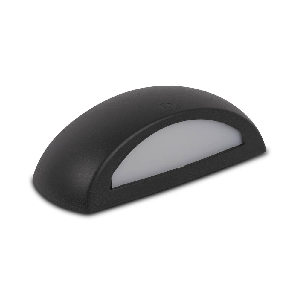 Aplica Francy 6W LED E27, 2700K, IP66, negru, Fumagalli