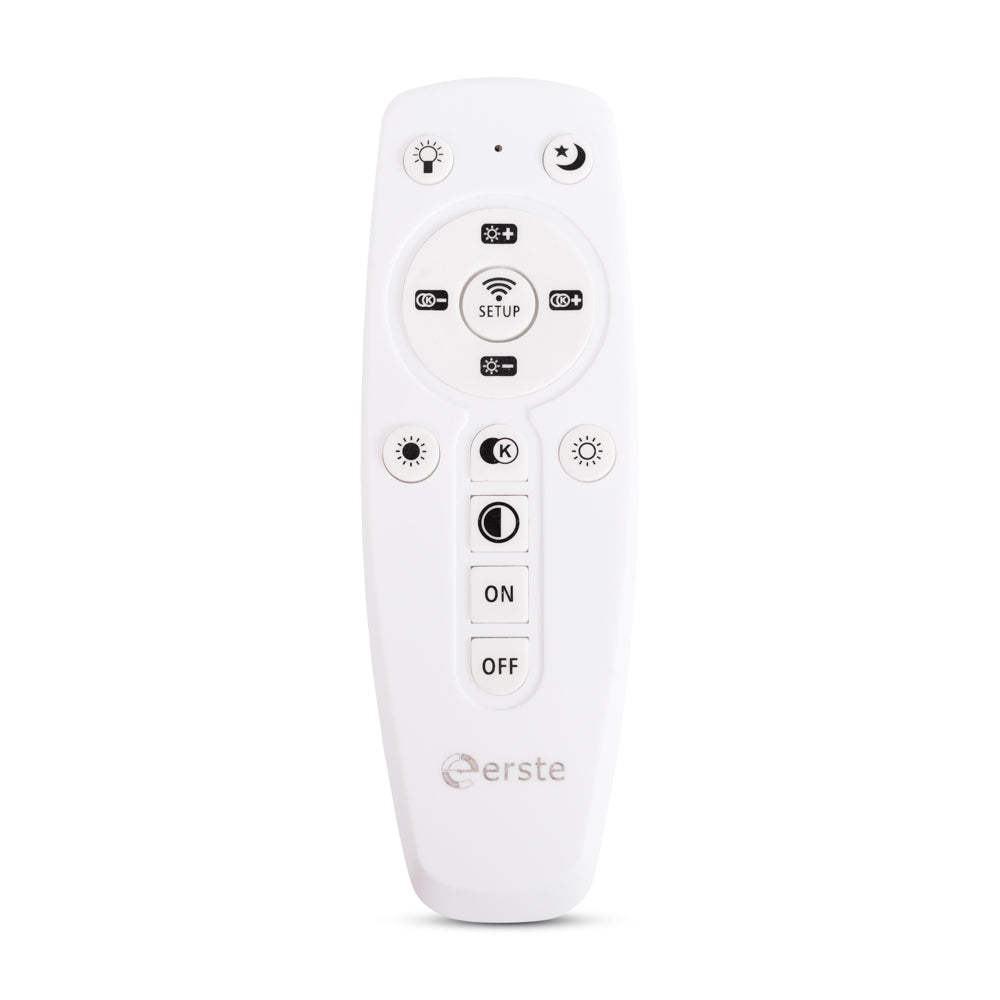 Lustra Oro LED 45W, 50 cm, 3500-6000K, cu telecomandă, Erste