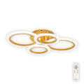 Lustra Oro LED 52W, 56 cm, 3500-6000K, cu telecomandă, Erste