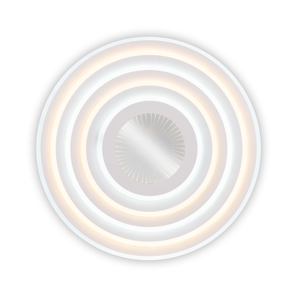 Plafoniera Abys LED 120W, 3CCT, cu telecomandă, alb, Erste