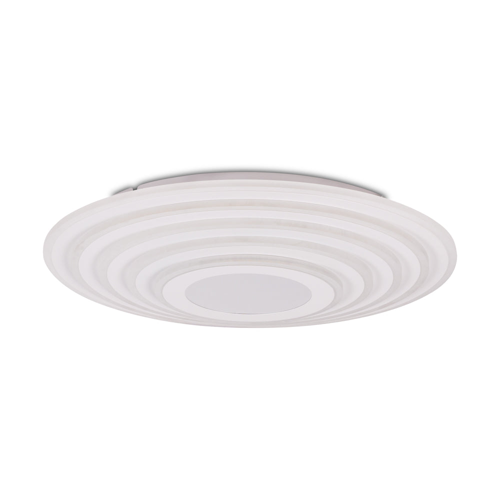 Plafoniera Abys LED 120W, 3CCT, cu telecomandă, alb, Erste
