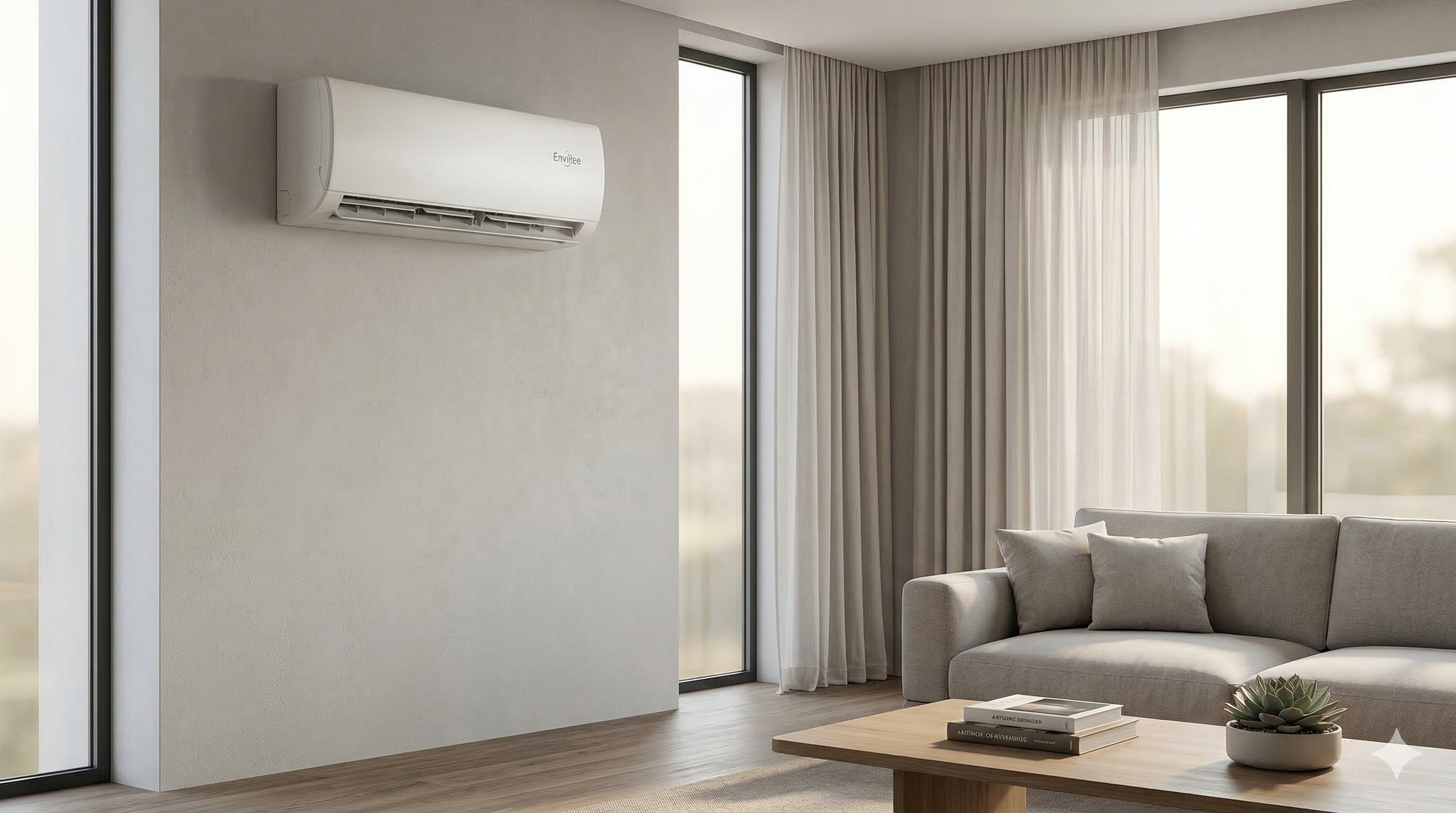 Aer conditionat split ENVION Envi-group 9000 BTU cu WiFi, R32, eficienta A++ - imagine 2