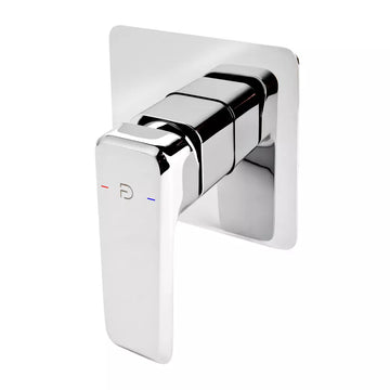 Baterie incastrata dus brina FDesign cu 1 iesire, crom
