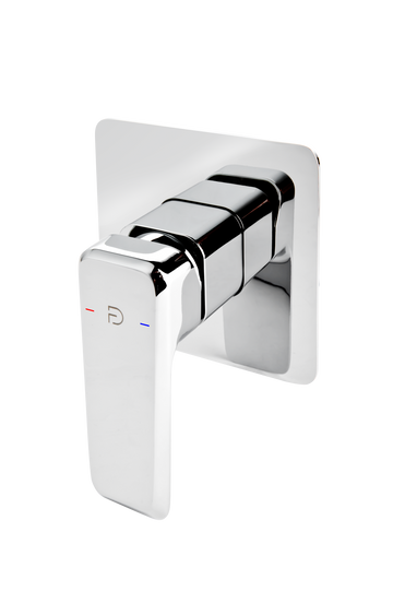 FDesign Sistem Dus 6 In 1 Brina, Baterie Incastrata 2 Iesiri, Cap Dus Fix, Brat, Para, Furtun Si Racord Pentru Baterie Incastrata, Crom, Seria: BRINA