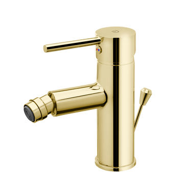 FDesign Baterie Bideu Flusso Cu Ventil, Auriu Lucios, Seria: FLUSSO