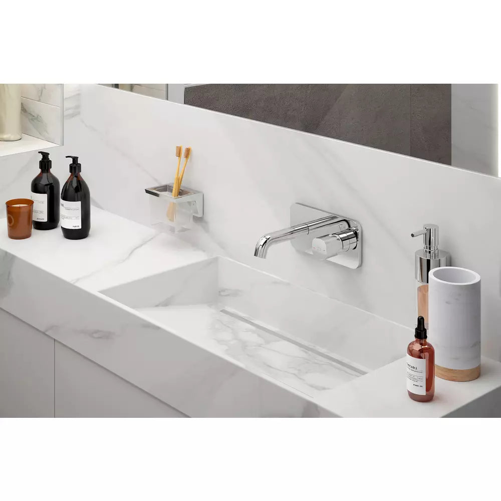 Baterie incastrata lavoar FDesign Meandro crom, montaj incastrat