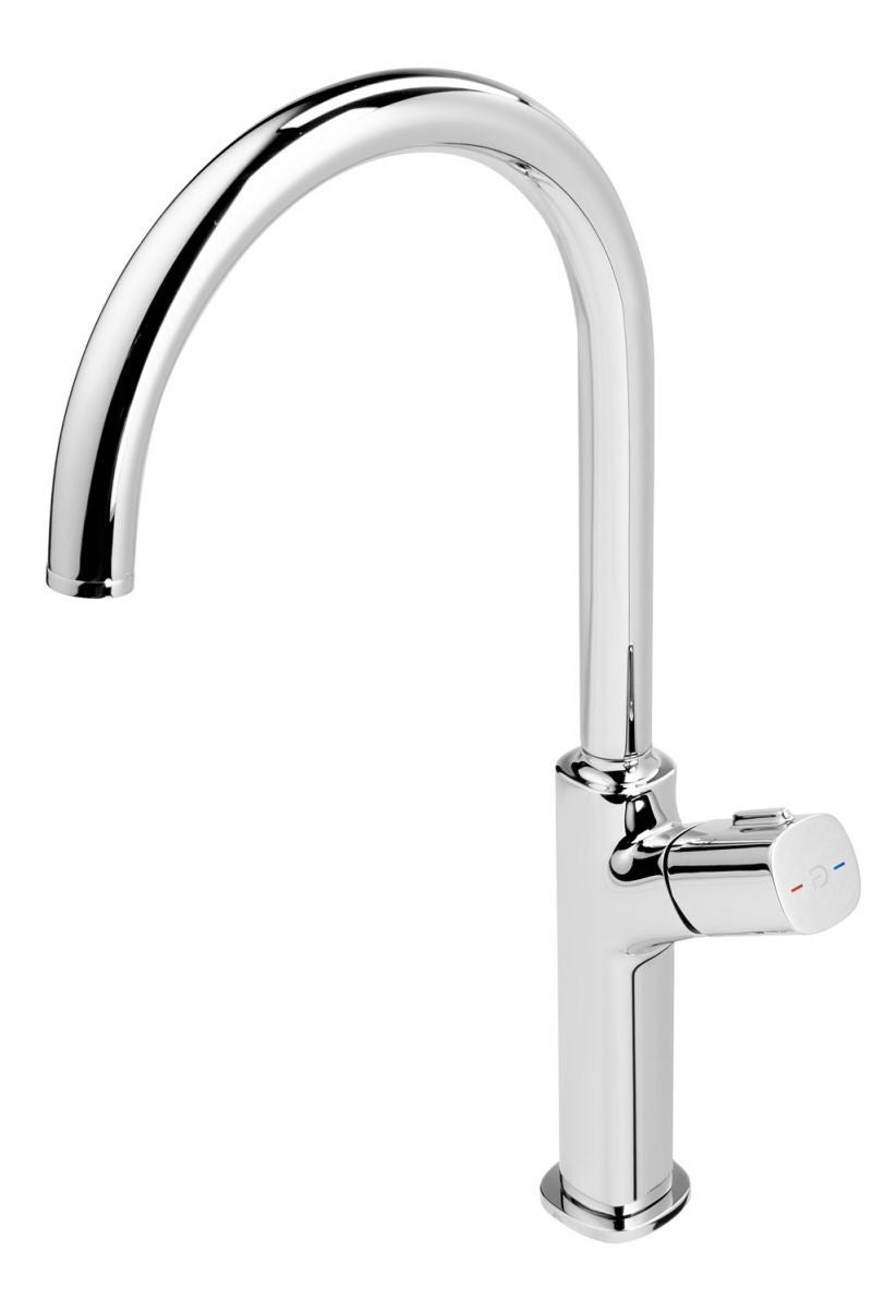 FDesign Baterie Bucatarie Lebada Meandro, Crom, Seria: MEANDRO
