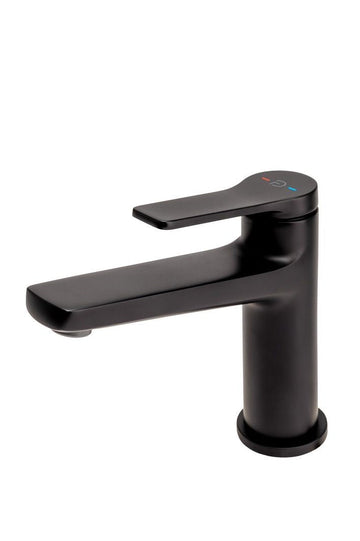 FDesign Baterie Lavoar Seppia Cu Ventil Click-Clack, Negru, Seria: SEPPIA