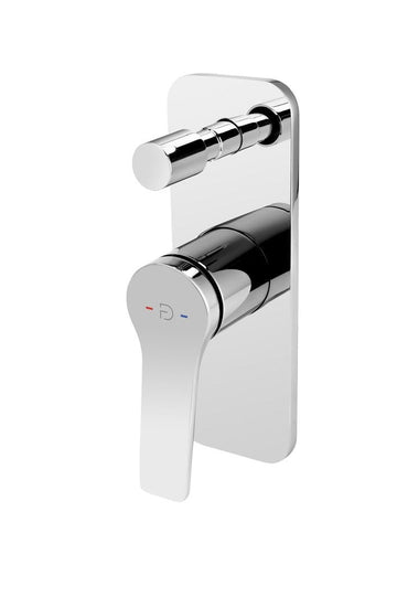 FDesign Baterie Incastrata Cada/Dus Seppia Cu 2 Iesiri, Crom, Seria: SEPPIA