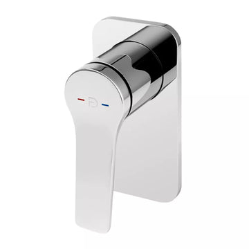Baterie incastrata dus seppia FDesign cu 1 iesire, crom