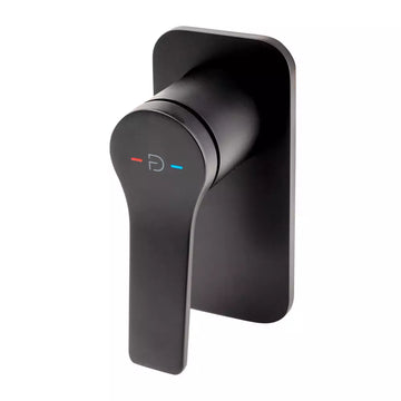 Baterie incastrata dus seppia FDesign cu 1 iesire, negru