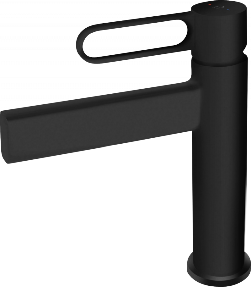FDesign Baterie Lavoar Zaffiro, Negru Mat, Seria: ZAFFIRO