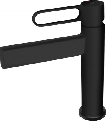 FDesign Baterie Lavoar Zaffiro, Negru Mat, Seria: ZAFFIRO