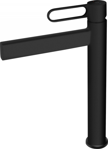 FDesign Baterie Lavoar Inalta Zaffiro, Negru Mat, Seria: ZAFFIRO