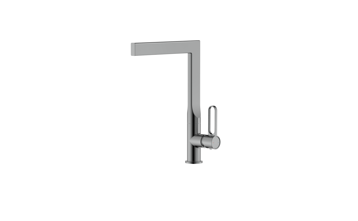 FDesign Baterie Bucatarie Pipa Inalta Zaffiro, Gun Metal, Seria: ZAFFIRO