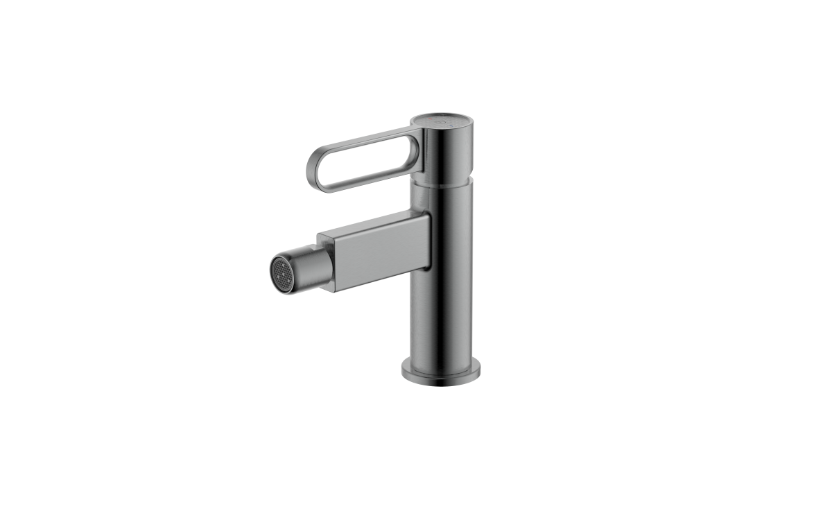 FDesign Baterie Bideu Zaffiro Cu Ventil, Gun Metal, Seria: ZAFFIRO