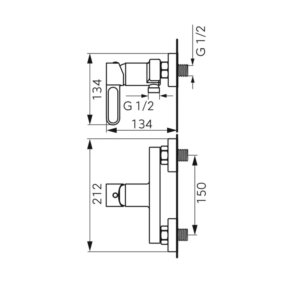 Baterie dus FDesign Zaffiro alb mat