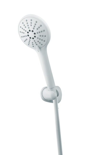 FDesign Set De Dus Vis, Cu Suport, Furtun Si Para Dus, 3 Functii, Alb, Seria: VIS