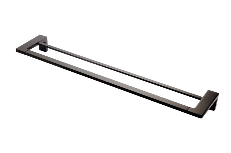 FDesign Suport Prosop Dublu Piazza 600 Mm, Negru, Seria: PIAZZA