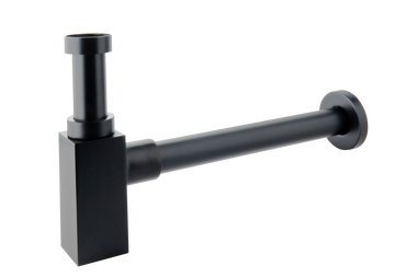 FDesign Sifon Lavoar Rectangular Tip Butelie Kleome Din Alama 1 1/4X32 Mm, Negru, Seria: KLEOME