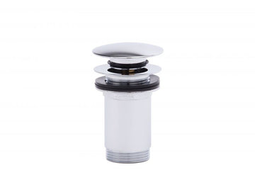 FDesign Ventil Lavoar Click-Clack Kleome Fara Preaplin, 1 1/4 Alama, Crom, Seria: KLEOME