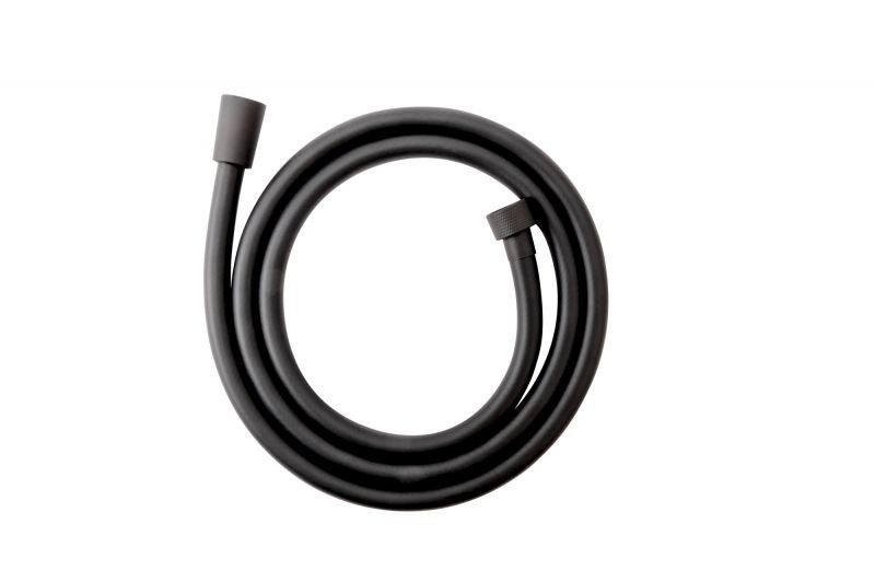 FDesign Furtun Dus Anti-Twist Inula, 150 Cm, Pvc Cu Capat Conic, Negru, Seria: INULA