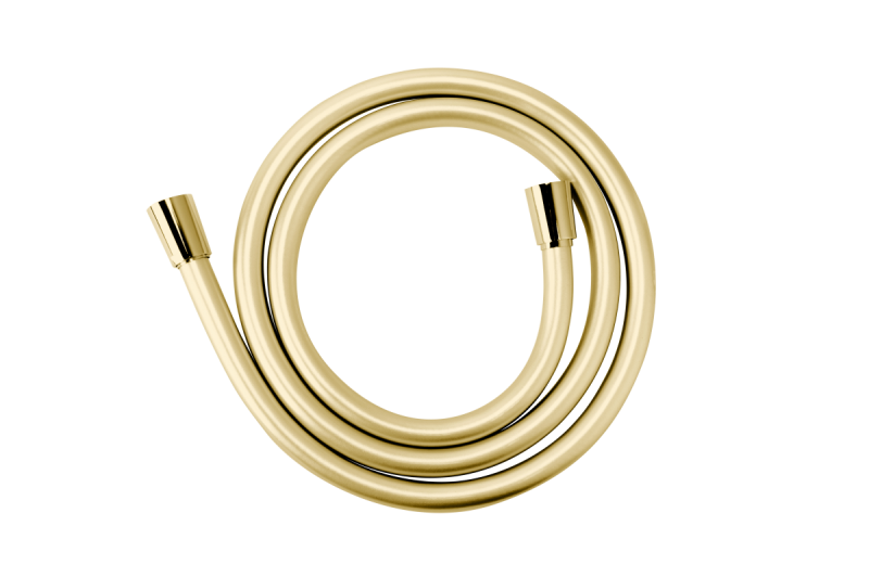 FDesign Furtun Dus Anti-Twist Inula, 150 Cm, Pvc Cu Capat Conic, Auriu Lucios, Seria: INULA
