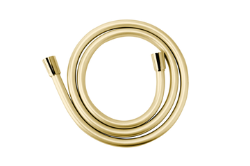FDesign Furtun Dus Anti-Twist Inula, 150 Cm, Pvc Cu Capat Conic, Auriu Lucios, Seria: INULA