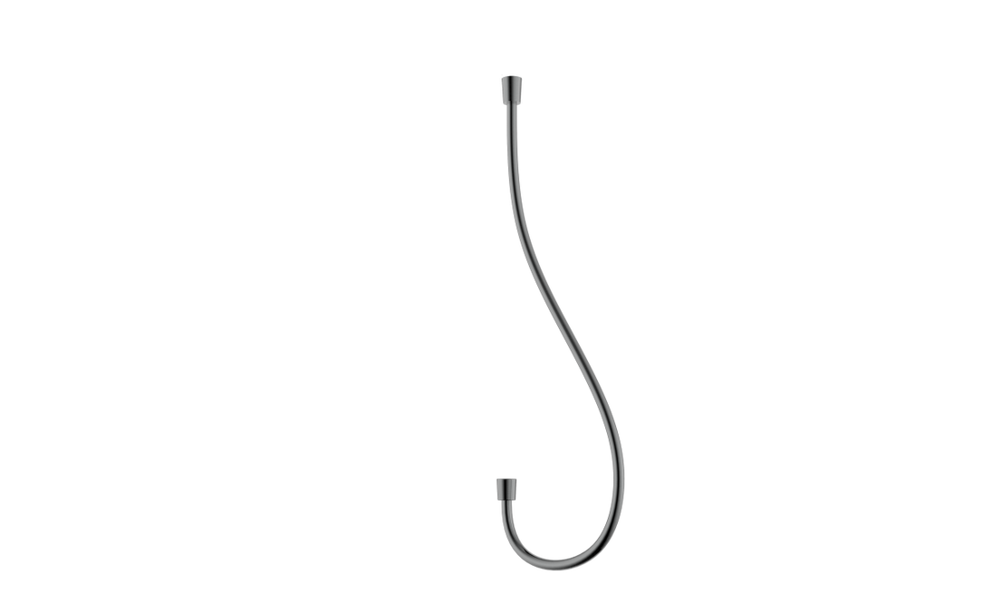 FDesign Furtun Dus Anti-Twist Inula, 150 Cm, Pvc Cu Capat Conic, Gun Metal, Seria: INULA