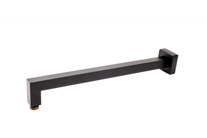 FDesign Brat Dus Fix Rectangular Inula, 400 Mm, Alama, Negru, Seria: INULA