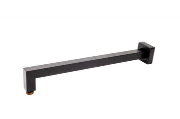 FDesign Brat Dus Fix Rectangular Inula, 400 Mm, Alama, Negru, Seria: INULA