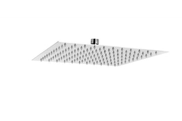FDesign Cap De Dus Slim Patrat Inula, 300X300 Mm, 1/2, Metal, Crom, Seria: INULA