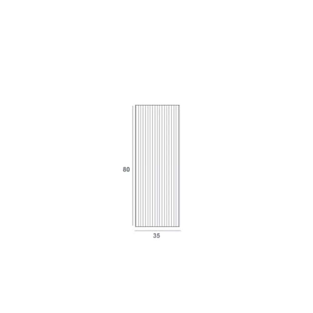 DULAP CANALETTO35X80X15 CM, 1 USA WALNUT BLACK