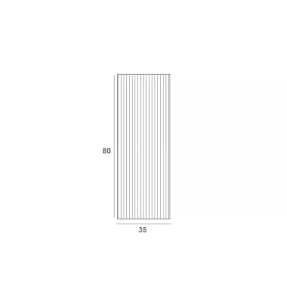 DULAP CANALETTO 35X80X15 CM, 1 USA MATT WHITE