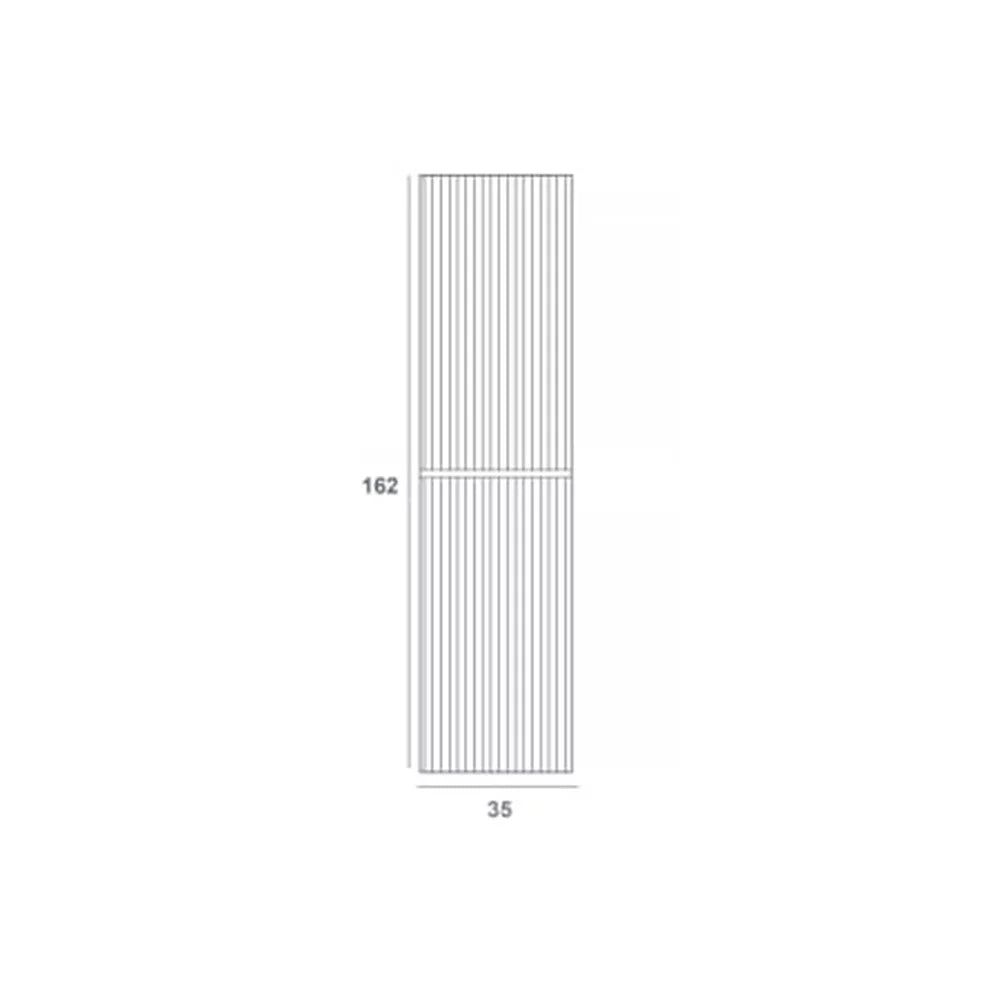 COLOANA CANALETTO 35X162X24 CM  , 2 USI MATT WHITE