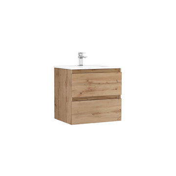 Mobilier daily Gala 60X46X56.5 stejar rustic, 2 sertare, cu lavoar, stejar