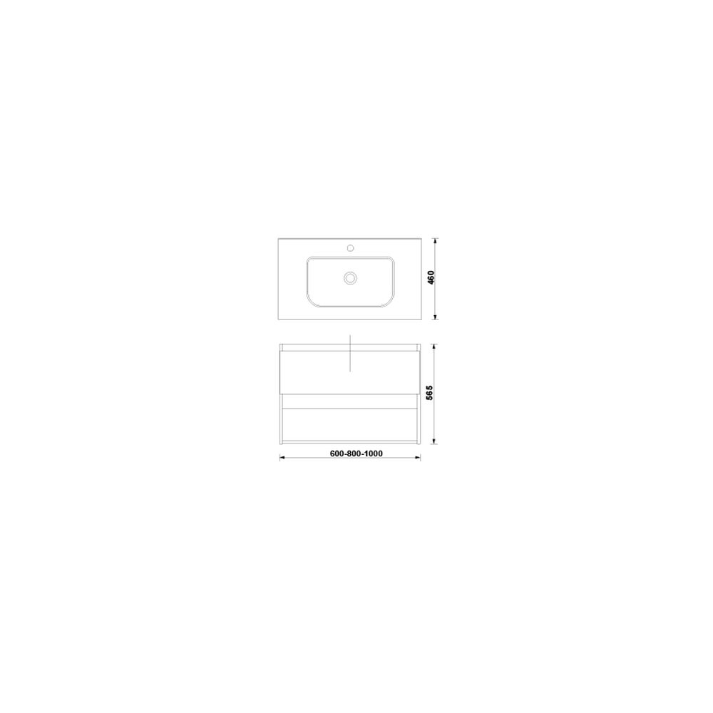 MOBILIER DAILY 60X46X56.5 STEJAR RUSTIC,1 SERTAR+RAFT,CU LAVOAR