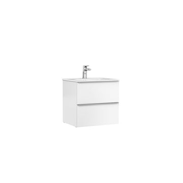 Mobilier shona Gala 60X46X56.5 alb mat, 2 sertare, cu lavoar klea